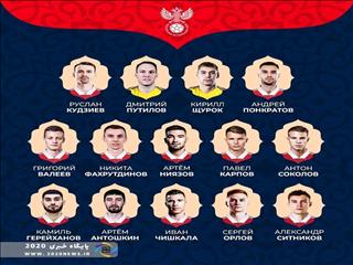 اعلام اسامی ۱۴ بازیکن تیم ملی روسیه برای دیدار با ایران