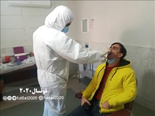کادر و بازیکنان تیم سن ایچ تست pcr کرونا دادند