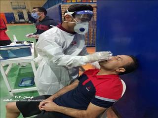 کادر و بازیکنان تیم اهورا بهبهان تست pcr کرونا دادند