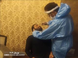 اعضای تیم فوتسال شهیدمنصوری امروز تستpcr کرونا دادند