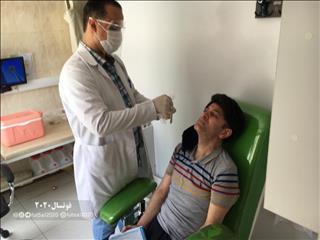 اعضای تیم فوتسال کراپ الوند تست کرونا دادند