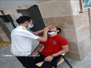 تست PCR اعضای تیم سفیر گفتمان تهران