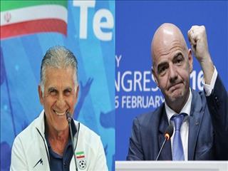 پاسخ جالب رئیس فیفا به سبک کی‌روش به مدعیان حقوق بشر