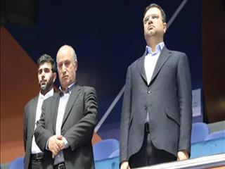 حضور تاج در المپیاد فوتسال جوانان/ رئیس فعلی و سابق هم صحبت شدند