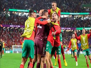 سجده شُکر مراکشی‌ها بعد از صعود به یک‌چهارم نهایی +عکس