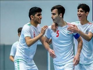 پیروزی فوتسالیست‌های جوان ایران برابر مغولستان