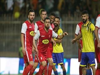 واکنش جنجالی بازیکن نفت پس از گل دوم پرسپولیس/ عکس