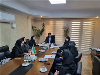 بررسی وضعیت فوتبال و فوتسال بانوان با حضور دبیرکل و سرپرست نایب رییسی بانوان
