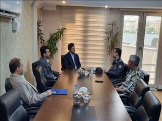 دیدار رئیس هیات فوتبال نیروهای مسلح با دبیرکل فدراسیون فوتبال
