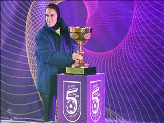 سرمربی فوتبالی چهره ویژه جشن قهرمانی فوتسال!