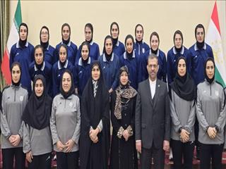 تبریک سفارت ایران در تاجیکستان به بانوان ملی پوش فوتسال