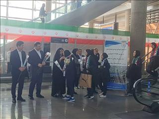 تیم ملی فوتسال بانوان وارد تهران شد