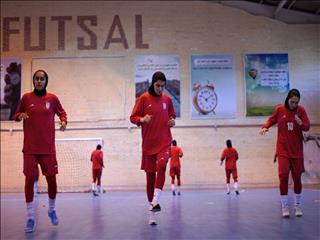 برگزاری تمرین امروز صبح تیم ملی فوتسال بانوان