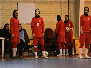 صحبت های کادر و بازیکنان تیم ملی فوتسال بانوان در آخرین تمرین قبل از اعزام به چین