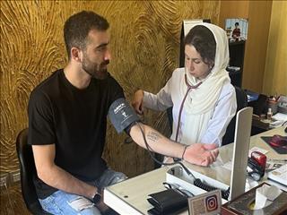 انجام معاینات قلب و عروق بازیکنان تیم فوتسال گیتی پسند