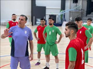 آغاز تمرینات تیم ملی فوتسال ایران در روسیه
