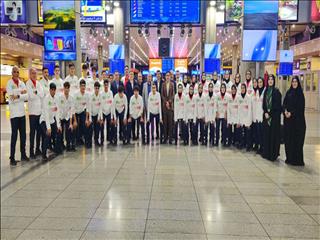 پس از سفری ۳٠ ساعته؛ کاروان تیم های ملی دانش آموزی به برزیل رسید