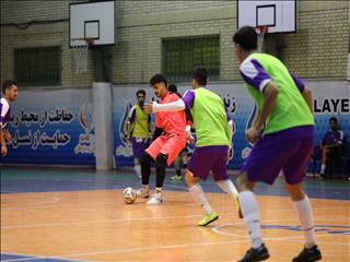 تصاویری از تمرینات تیم پالایش نفت اصفهان