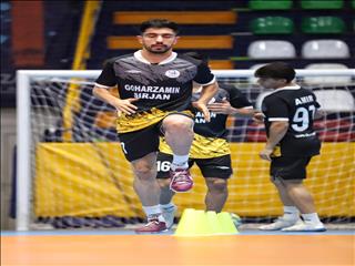 تصاویری از تمرینات تیم گهر زمین سیرجان