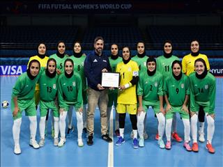 برگزاری تمرین تیم ملی فوتسال بانوان+تصویر