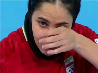 اشک‌های مهسا کمالی پس از گل تاریخی مقابل برزیل