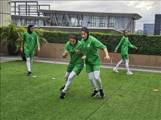 گزارش تصویری تمرین سبک ملی پوشان در هتل محل اقامت