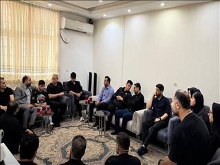 حضور گل محمدی در منزل مرحوم فرید نمازی