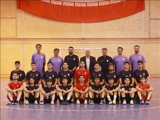 تصاویری از تمرینات تیم ملی فوتسال جوانان برای آماده‌سازی بازی‌های آسیایی